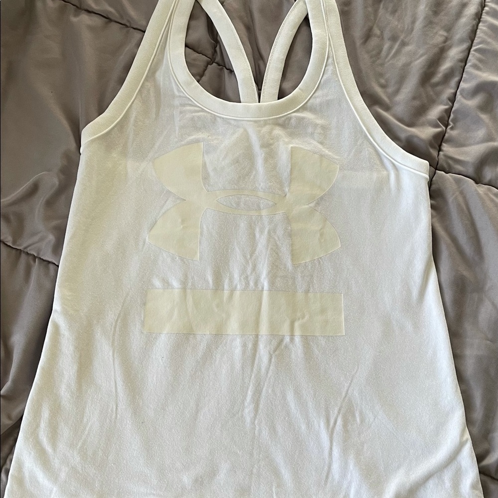 Under Armour Heat Gear White Tank Top